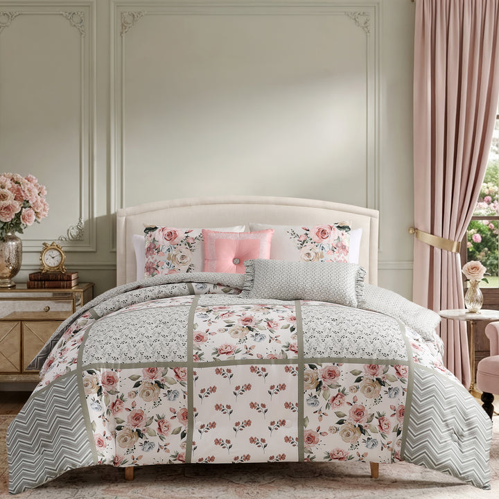 Bebejan Sage Serenity 5 Piece Reversible Comforter Set