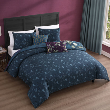 Bebejan Vibrant Flora 5 Piece Reversible Comforter Set