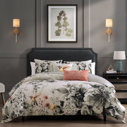 Bebejan Vintage Bloom 5 Piece Reversible Comforter Set