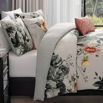 Bebejan Vintage Bloom 5 Piece Reversible Comforter Set