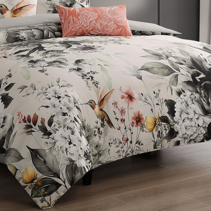 Bebejan Vintage Bloom 5 Piece Reversible Comforter Set