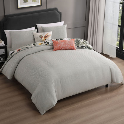 Bebejan Vintage Bloom 5 Piece Reversible Comforter Set
