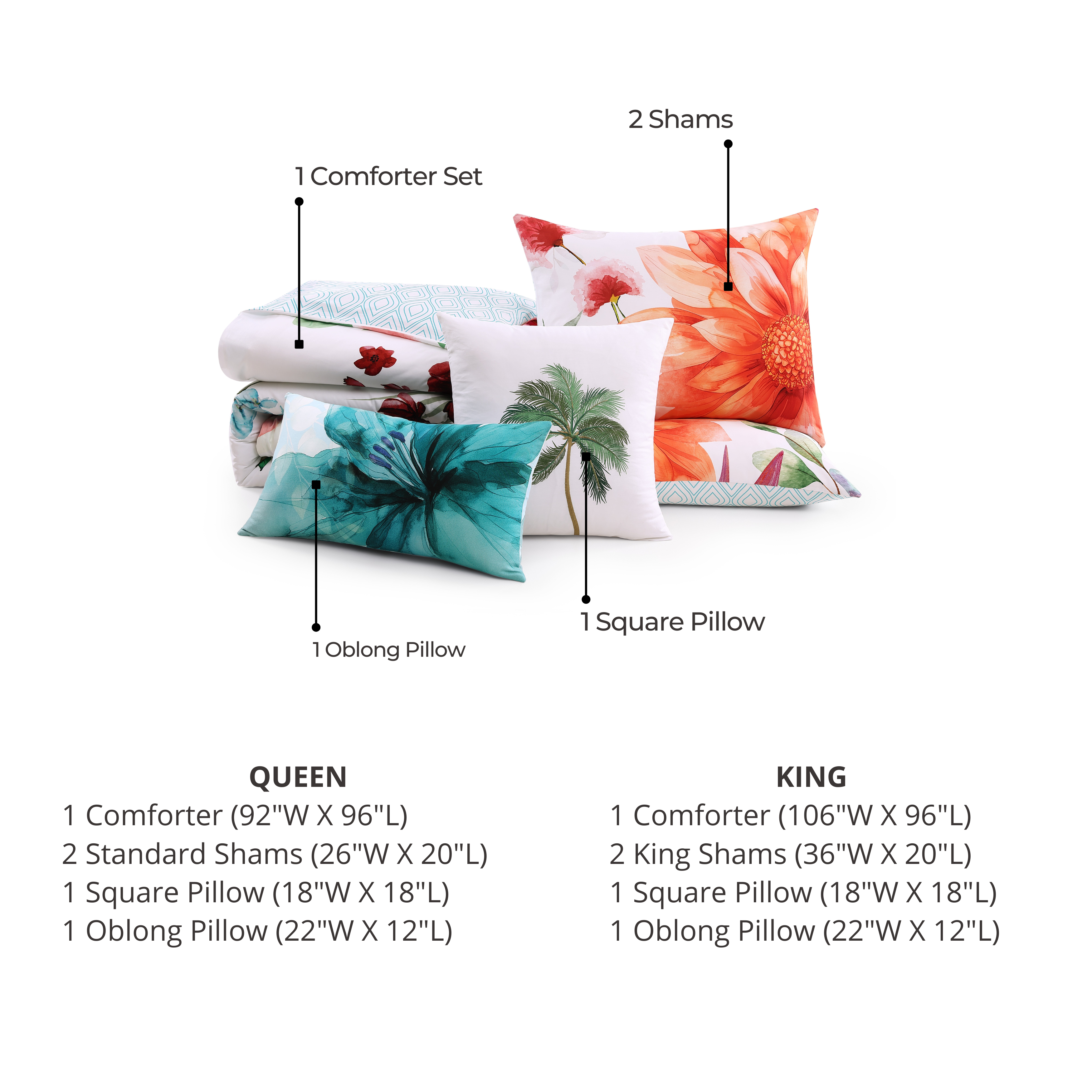 Bebejan Eden's Embrace 5 Piece Reversible Comforter Set