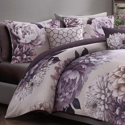 Bebejan Plum Petal 5 Piece Reversible Comforter Set