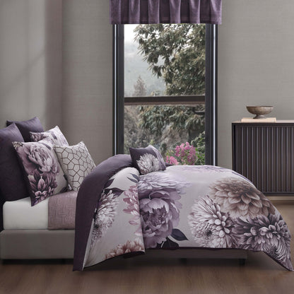 Bebejan Plum Petal 5 Piece Reversible Comforter Set