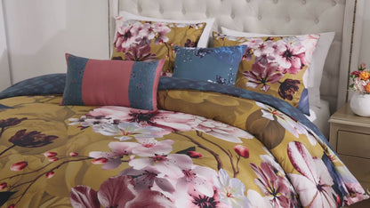 Bebejan Golden Bounty 5 Piece Reversible Comforter Set