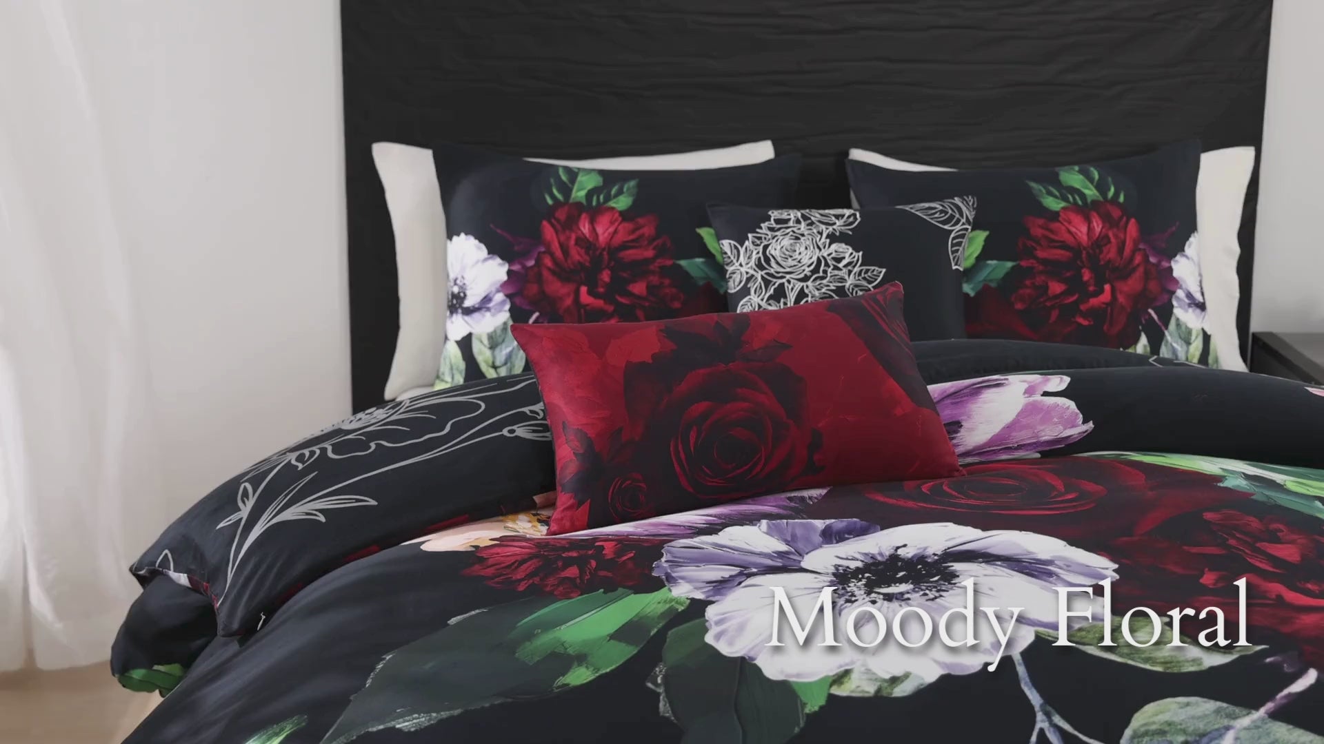 Bebejan Moody Painting 5 Piece Reversible Comforter Set