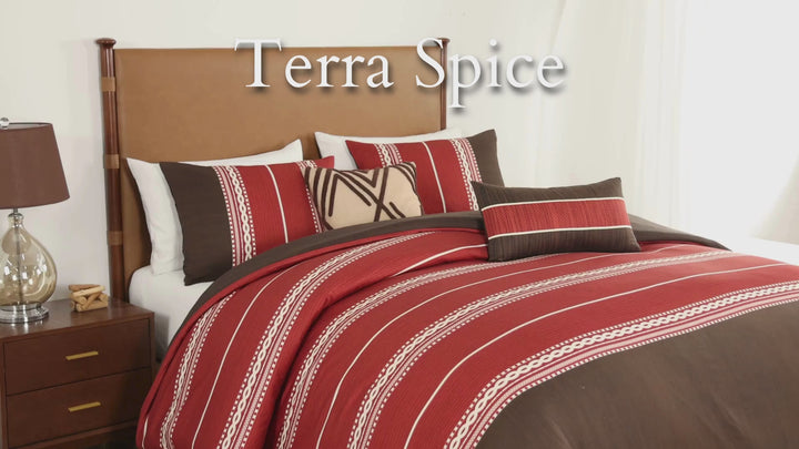 Bebejan Terra Spice 5 Piece Reversible Comforter Set