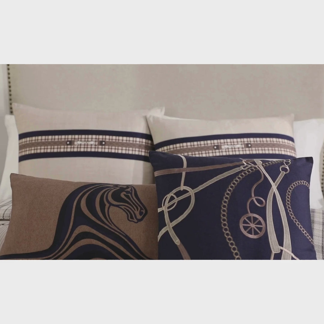 Bebejan Equestrian 5 Piece Reversible Comforter Set