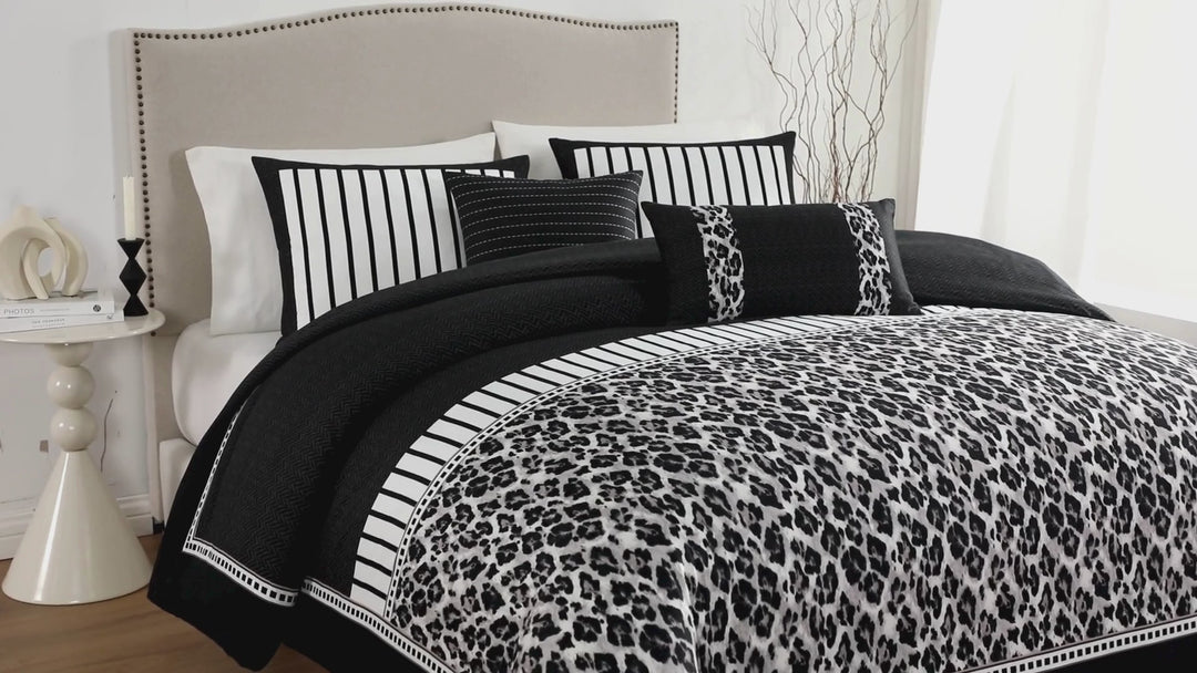 Bebejan Jaguar 5 Piece Reversible Comforter Set