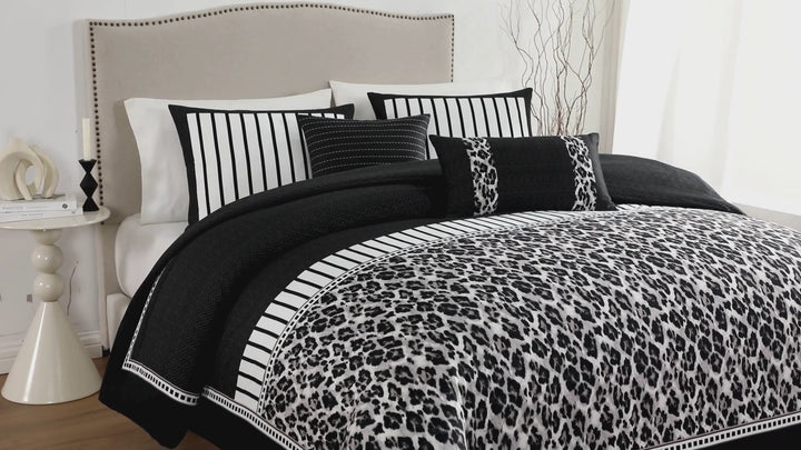 Bebejan Jaguar 5 Piece Reversible Comforter Set