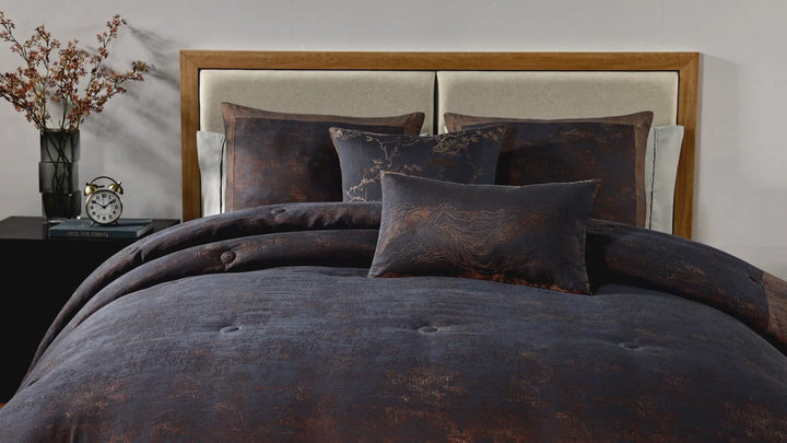 Bebejan Texture Jacquard 5 Piece Comforter Set