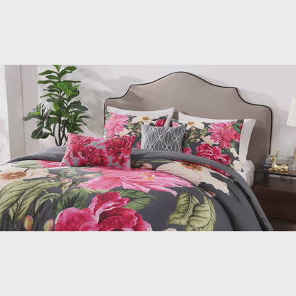 Bebejan Flower Garland 5 Piece Reversible Comforter Set