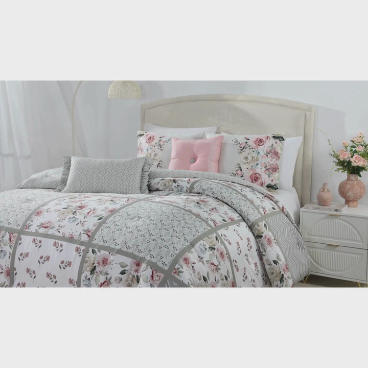 Bebejan Sage Serenity 5 Piece Reversible Comforter Set