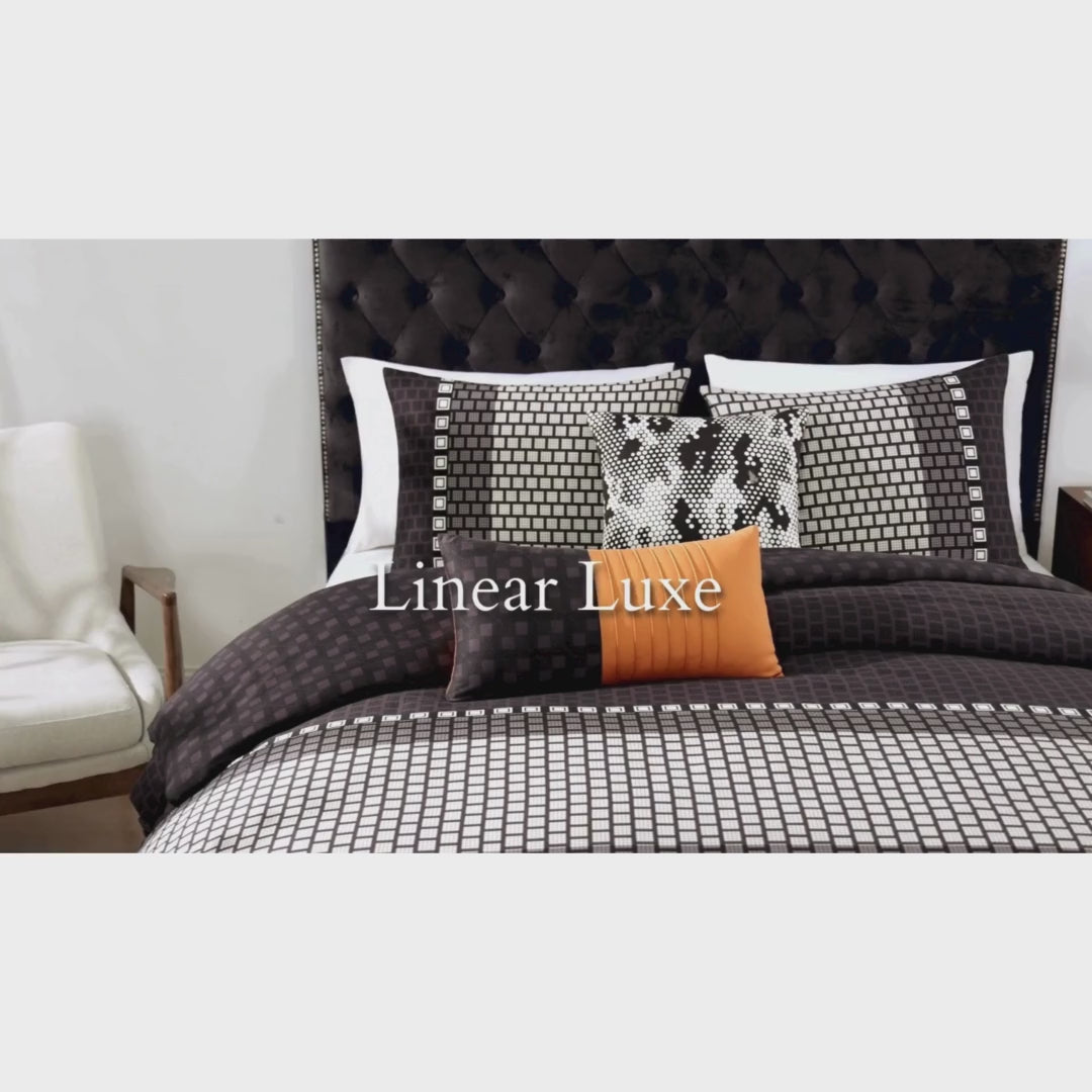 Bebejan Linear Luxe 5 Piece Reversible Comforter Set