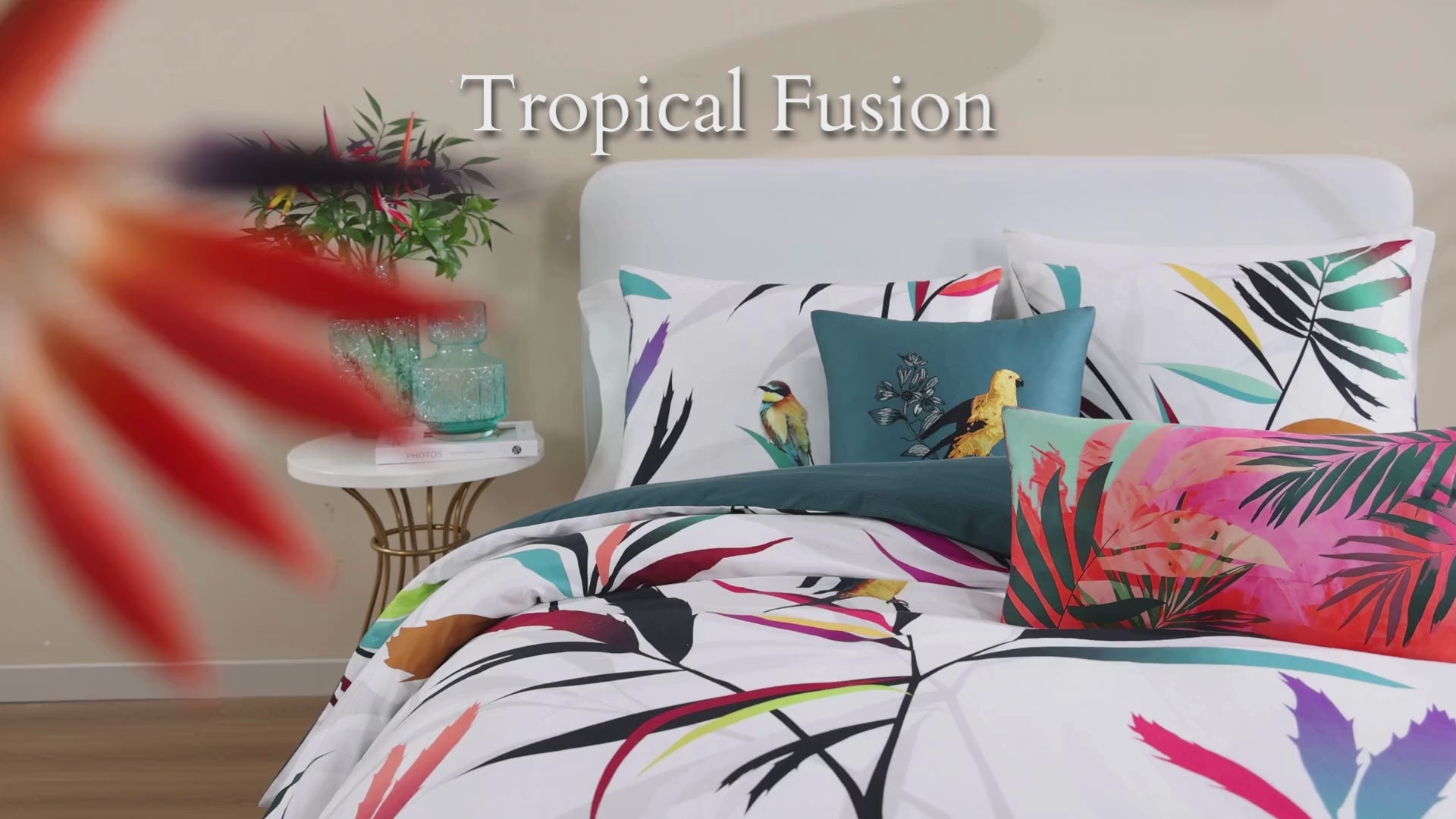 Bebejan Tropical Fusion 5 Piece Reversible Comforter Set