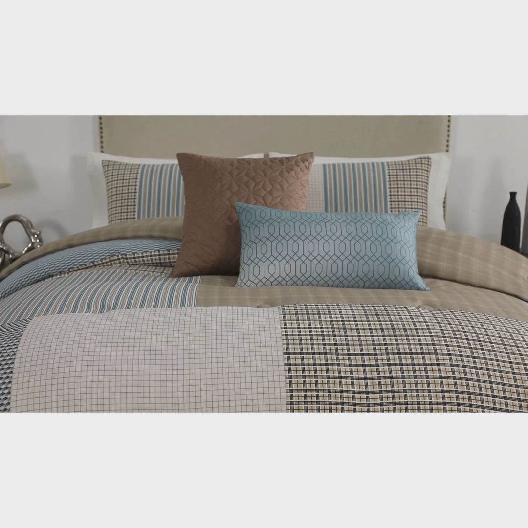 Bebejan Tranquil Patch 5 Piece Reversible Comforter Set