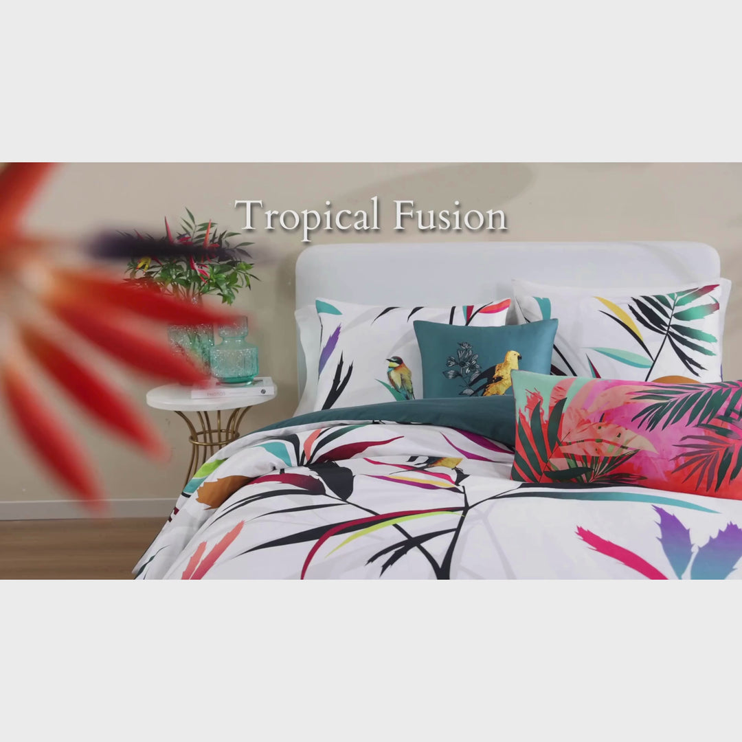 Bebejan Tropical Fusion 5 Piece Reversible Comforter Set