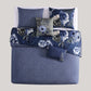 Bebejan Delphine Blue 100% Cotton 5-Piece Reversible Comforter Set Comforter Sets By Bebejan®
